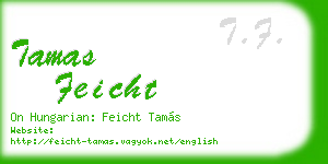tamas feicht business card